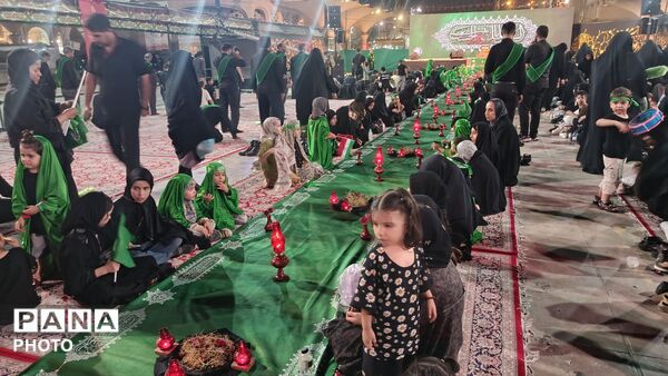بزرگترین سفره توسل به حضرت رقیه(س) در قم