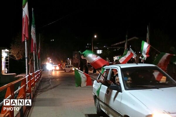 گذری بر رژه خودرویی در شهر دارالسادات بار نیشابور 