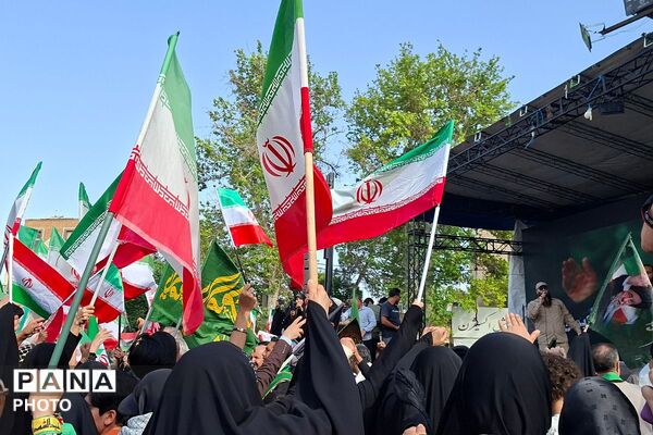 اجتماع سراسری «اقتدار ایران سرافراز» جان فدایان امام رضایی شهرستان ورامین
