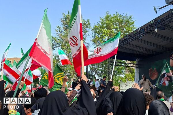 اجتماع سراسری «اقتدار ایران سرافراز» جان فدایان امام رضایی شهرستان ورامین