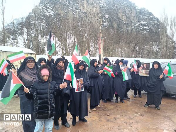 حضور پرشور  اهالی بخش آسارا کرج در راهپیمایی روز جهانی قدس