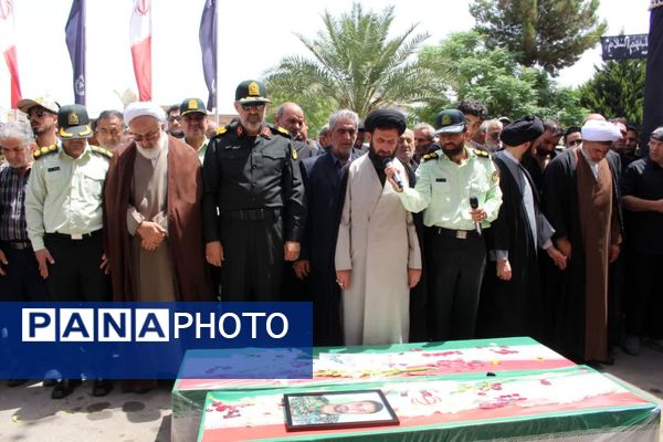 وداع باشکوه مردم دو استان با پیکر شهیدان اقتدار