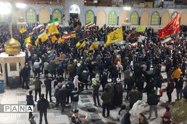 قیامِ بصیرت در سوگِ مقتدا؛ تجمع تاریخی و حداکثری مردم پیشوا در پی شهادت رهبر انقلاب