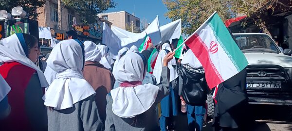 صدای وحدت دانش‌آموزان فارسان در روز ۱۳ آبان 