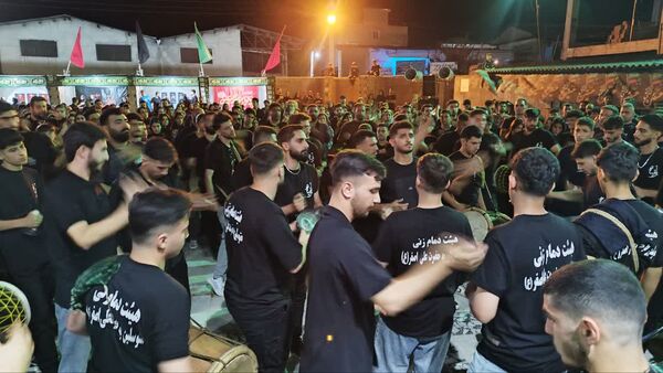 شام غریبان حسینی در گلوگاه 