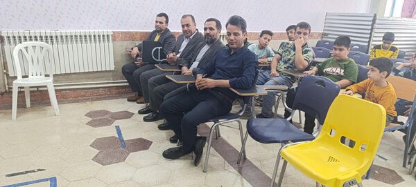 مراسم عزاداری در مدرسه استثنایی ولایت