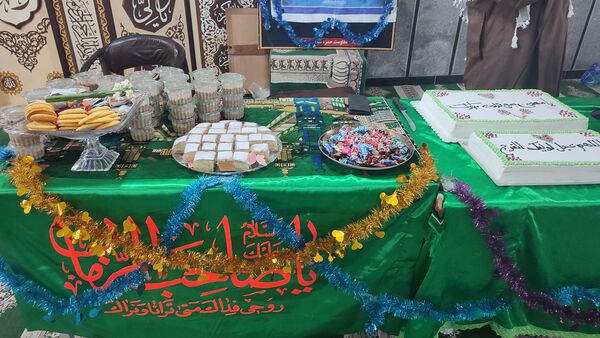 جشن نیمه شعبان در امامزاده سید حمزه قائمشهر