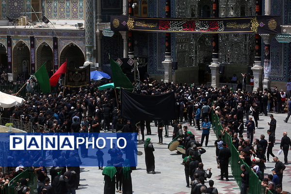 عزاداری تاسوعای حسینی(ع) در حرم حضرت معصومه(س)