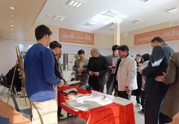 رویداد هنری پرسش مهر ریاست جمهوری با محوریت قناعت و صرفه‌جویی در کبودرآهنگ برگزار شد 