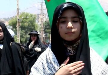 حضور پر شور نوجوانان یاسوجی در شب عاشورا