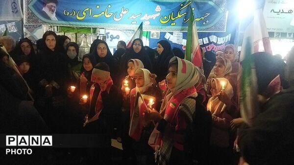 دانش آموزان پیشتاز نیشابوری در غم شهدای میناب 