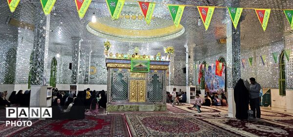 مراسم عید  غدیر در امامزاده شان آباد با حضور بخشدارقلقلرود  