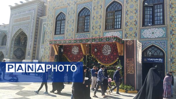 حال و هوای حرم مطهر رضوی در اربعین حسینی
