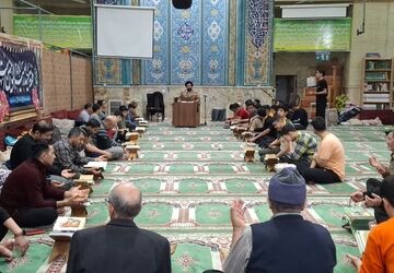 آغاز آئین معنوی اعتکاف در مساجد پیشوا با حضور گسترده معتکفین