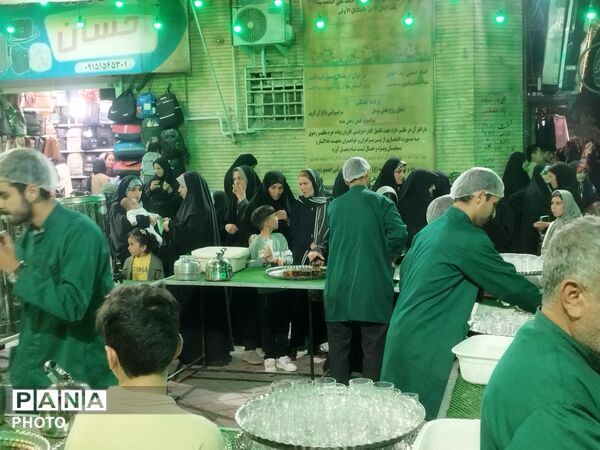 روایت خدمت چایخانه حضرت زهرا شهرستان نیشابور 