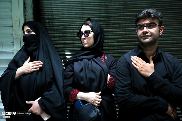 عزاداری تاسوعای حسینی در بازار تهران