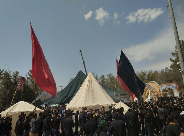 مراسم خیمه سوزان عصر عاشورا در بیرجند 