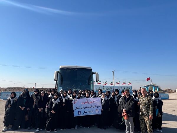حضور دانش آموزان سملقان در راهیان نور