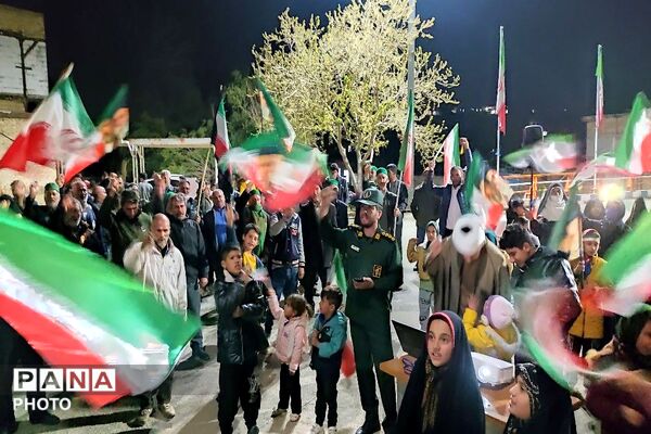 هم صدایی مردم شهر بار در حمایت از آرمان ها 