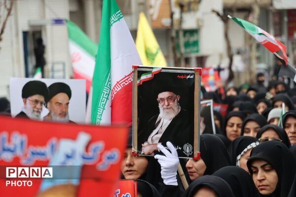 حضور مردم ماهدشت در راهپیمایی روز قدس 