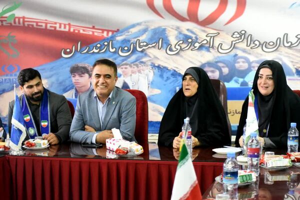 آیین تکریم و معارفه سرپرست سازمان دانش‌آموزی مازندران 