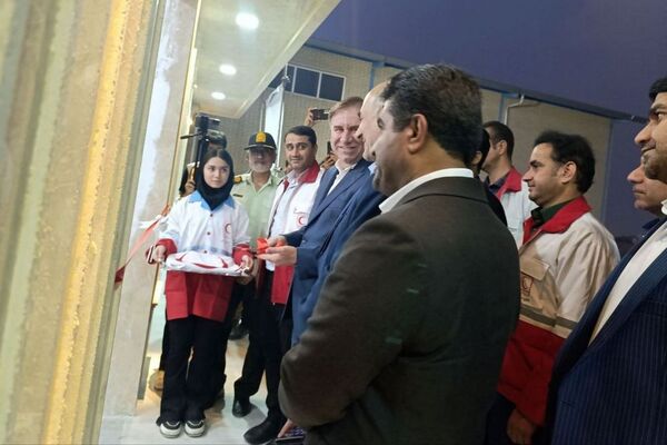 افتتاح ساختمان جمعیت هلال احمر شهرستان جم