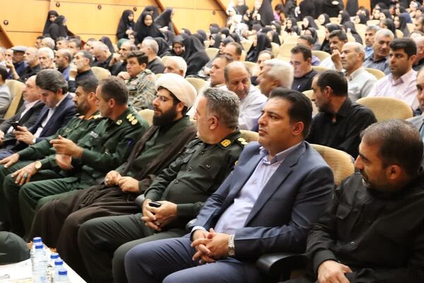 مراسم چهلم شهدای اقتدار در کوهدشت با حضور فرمانده سپاه حضرت ابوالفضل لرستان