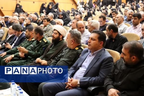 مراسم چهلم شهدای اقتدار در کوهدشت با حضور فرمانده سپاه حضرت ابوالفضل لرستان