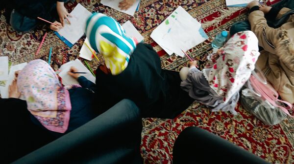 برپایی غرفه کودک در نمازجمعه شهرستان کاشمر 