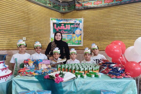 جشن الفبا دانش‌آموزان شهر بار نیشابور