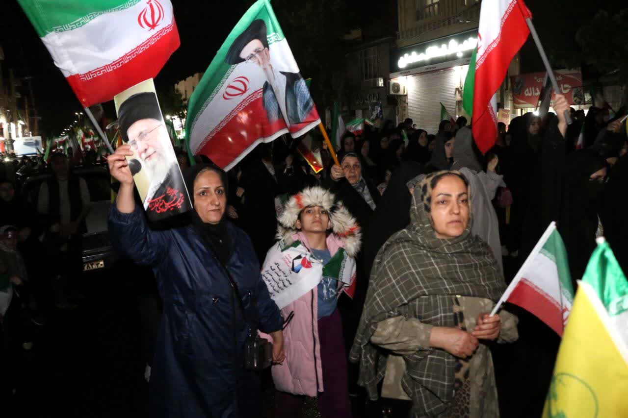راهپیمایی شب پنجاهم مردم غیور محمدشهر کرج