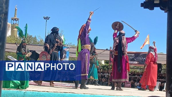 مراسم تعزیه‌خوانی شهادت امام رضا(ع) شهرستان میان جلگه نیشابور 