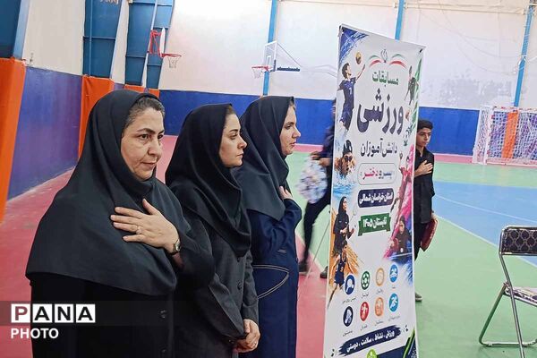 شور و نشاط ورزشی دانش‌آموزان دختران خراسان شمالی در قاب اختتامیه تابستانی