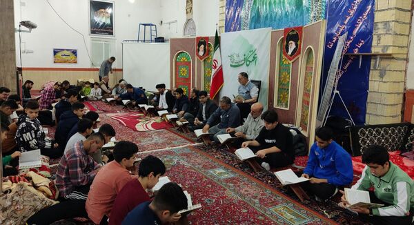 مراسم معنوی اعتکاف در مسجد امام هادی(ع) الشتر