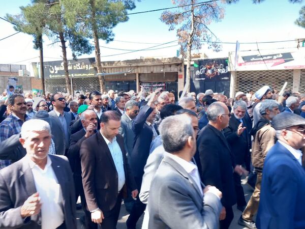 راهپیمایی باشکوه روز جهانی قدس در شهرستان خلیل‌آباد