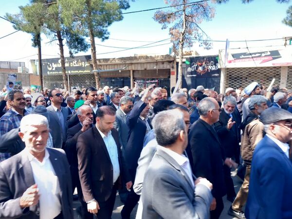 راهپیمایی باشکوه روز جهانی قدس در شهرستان خلیل‌آباد