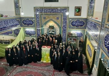 اعتکاف دانش آموزی ویژه‌ی دختران در مسجد نظر کرده صاحب الزمان شهرستان تفت 
