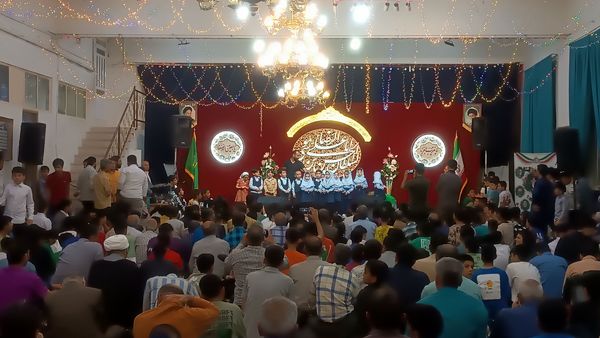 جشن میلاد امام رضا (ع) در مسجد الرضای نیشابور 