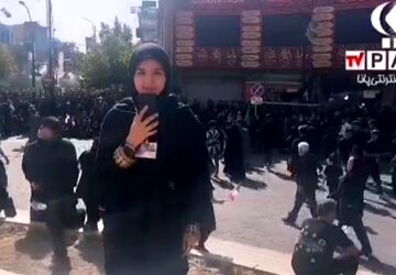گزارش خبرنگار پانا قم از مراسم یوم العباس در زنجان