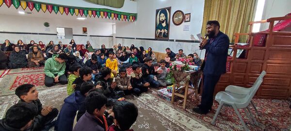 جشن ولادت حضرت علی (ع) پایگاه بسیج مطهره روستای تنسوان شیروان