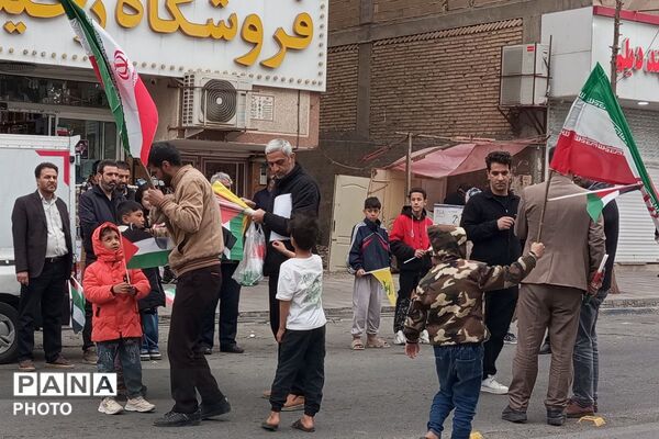 میعادگاه نماز جمعه روز قدس مردم نصیرشهر