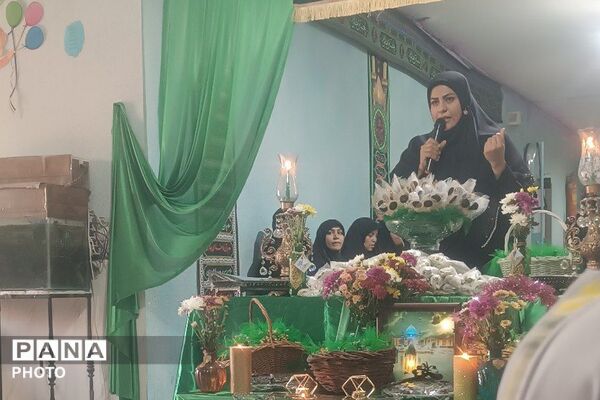 آیین سوگواره «احلی من العسل» در دبستان دخترانه آیت‌الله مرعشی نجفی کهریزک 