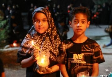 مراسم عزاداری شام غریبان حضرت اباعبدالله الحسین(ع)  در رودان