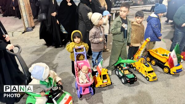 جشن ازدواج علوی با نورافشانی، آیین ازدواج آسان و کاروان خودرویی کودکان