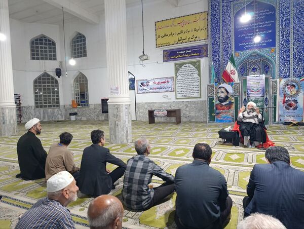 مراسم بزرگداشت شهدای دولت در مسجد جامع آشخانه