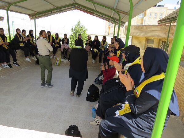 اردوی تمشک دختران بجنورد در اردوگاه شهید چمران 