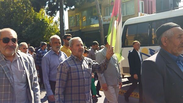 راهپیمایی بشارت نصر در نیشابور 