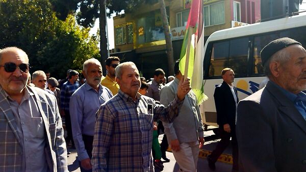 راهپیمایی بشارت نصر در نیشابور 