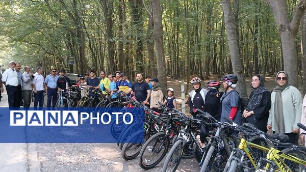 نخستین همایش دوچرخه‌سواری روستای اهلم