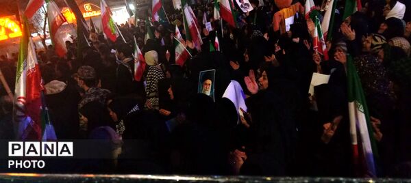فریاد همبستگی از خیابان‌های نیشابور